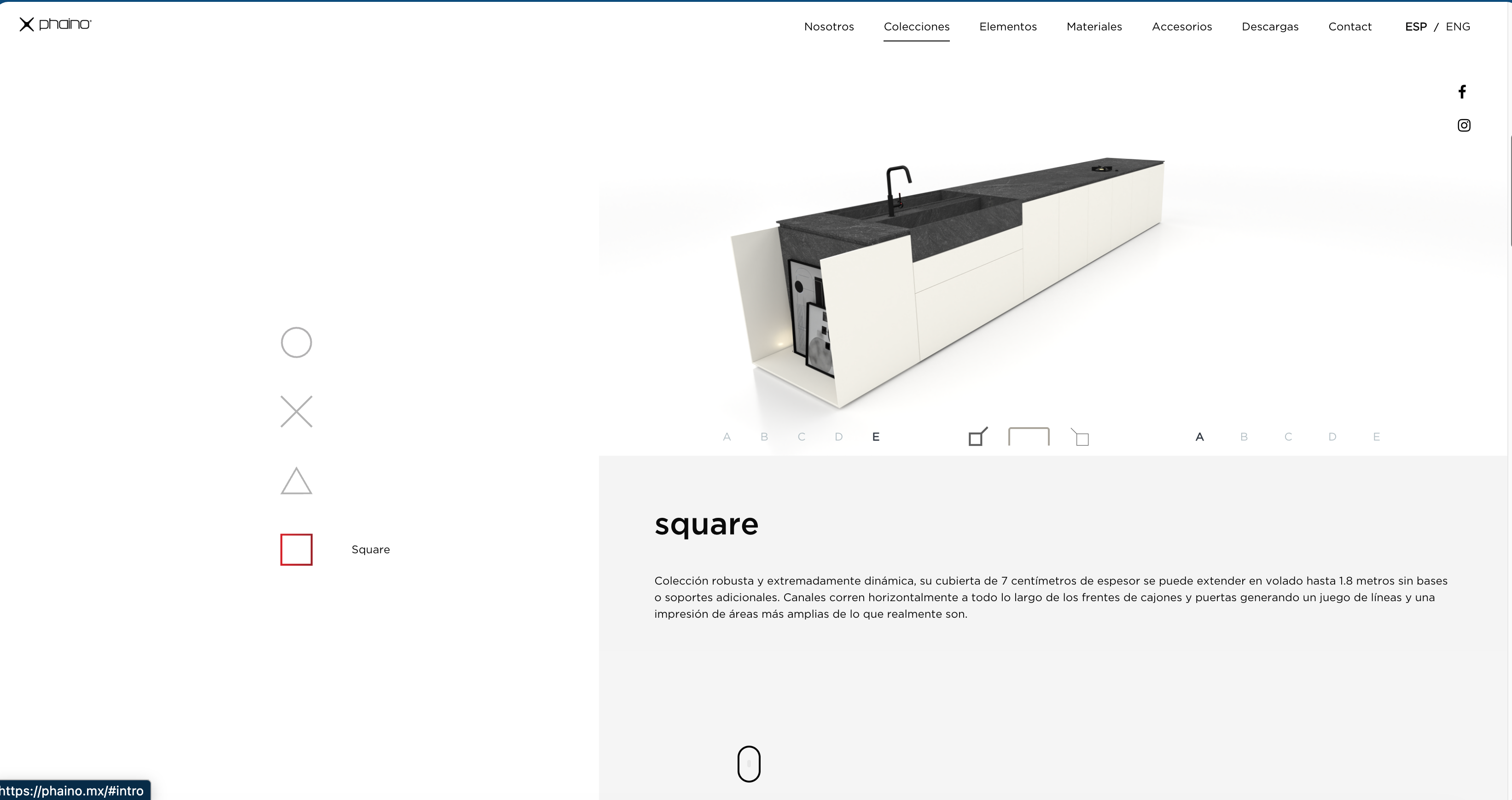 Phaino.mx - Plataforma de diseño arquitectónico de cocinas